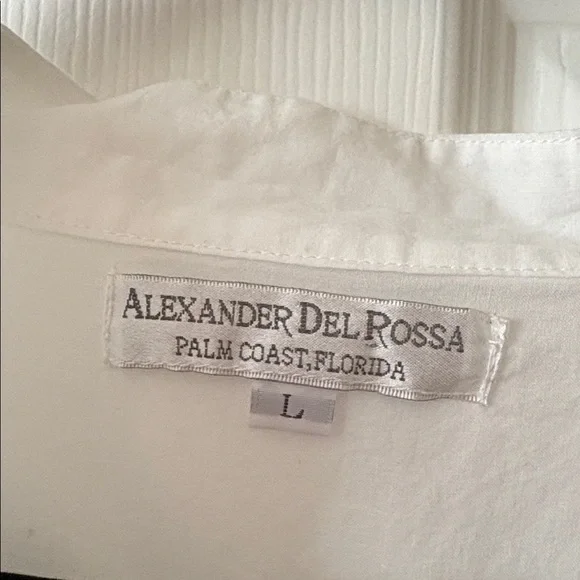 ALEXANDER DEL ROSSA White Cotton Nightgown - Picture 2 of 10